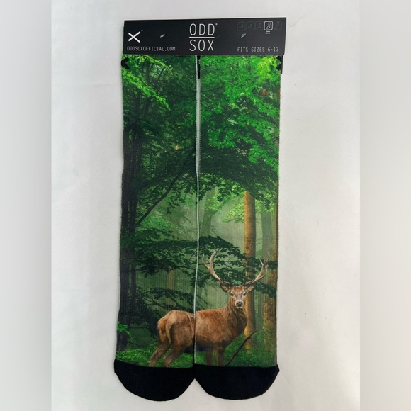 ODD SOX Other - ODD SOX Deer in the Forest Socks - Size: 6-13 > NEW
